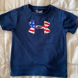 Boys Patriotic UA DriFit Shirt
